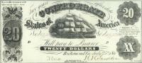 Gallery image for Confederate States of America p10: 20 Dollars